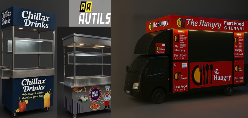 Food cart manufacturers in Delhi - AA Autils